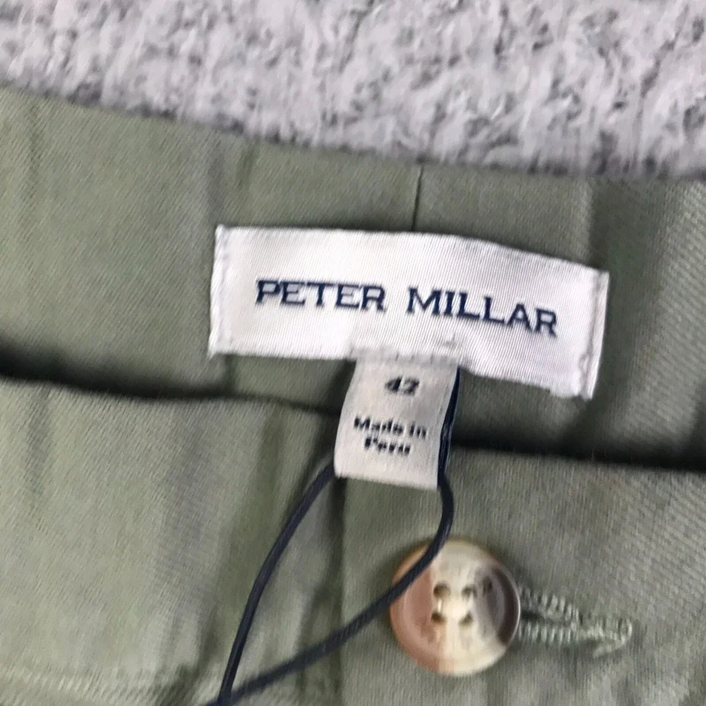 Peter Millar Pilot Twill Shorts Mens 42 Herb Classic 8